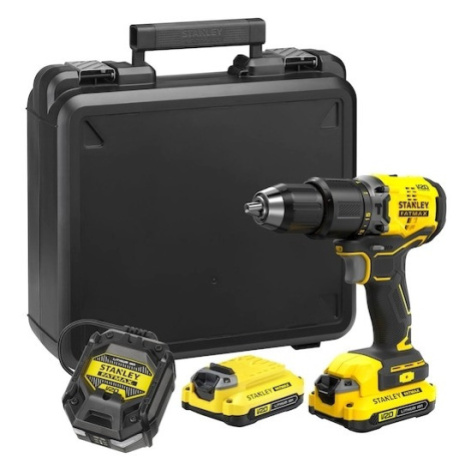 STANLEY FATMAX Vrtačka s příklepem AKU 18V v kufru SFMCD715D2K-QW (2x2 Ah)