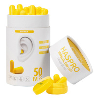 Haspro Tube50 Špunty do uší, žluté 100 ks