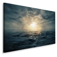Plátno Západ Slunce Na Rozbouřeném Moři Varianta: 40x30