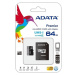 ADATA Pro microSDXC 64GB UHS-I AUSDX64GUICL10-RA1