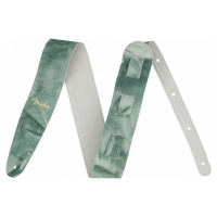 Fender Tie Dye Leather Strap Sage Green