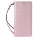 Magnet Case elegantní knížkové pouzdro s poutkem na Samsung Galaxy S22 ULTRA 5G Pink