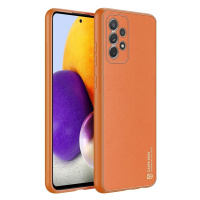 Dux Ducis Yolo pouzdro z Eko kůže na Samsung Galaxy A72 orange