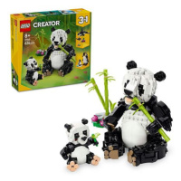 LEGO® Creator 3v1 31165 Divoká zvířata: Pandí rodinka