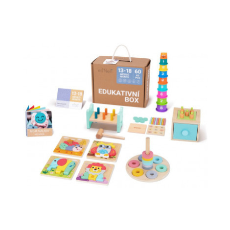 Sada naučných hraček pro děti od 1 roku  - edukativní box Elisdesign