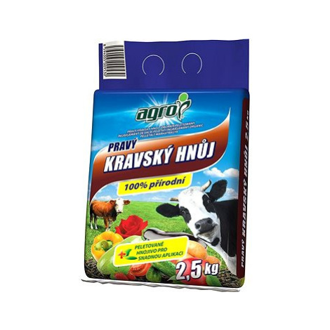 AGRO Hnojivo - pravý kravský hnůj 2,5 kg Agro CS