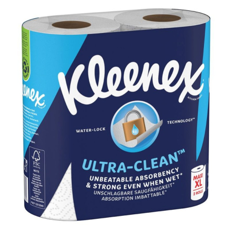 Kleenex Ultra Clean kuchyňské utěrky XL 2 ks