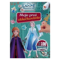 Moje prvé oblečkovanie - Ľadové kráľovstvo (Viac než 100 znovupoužiteľných samolepiek) - kniha z