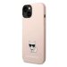 Karl Lagerfeld KLHCP14MSLCTPI hard silikonové pouzdro iPhone 14 PLUS 6.7" light pink Silicone Ch