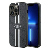 Guess Printed Stripes Magsafe Pouzdro pro iPhone 15 Pro Max Black