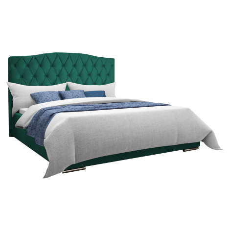 Eka Čalouněná postel Valentyn - Fresh 120x200 cm Barva látky - Fresh: Azurová (30), Úložný prost