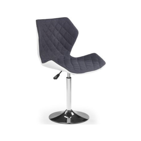 Barová židle Matrix 2, bílo-šedá FOR LIVING