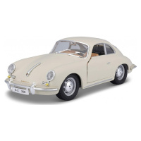 Bburago porsche 356b coupe (1961) ivory 1:24