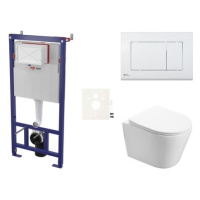 Závěsný WC set do lehkých stěn / předstěnová SAT Infinitio SIKOSSIN20KECO