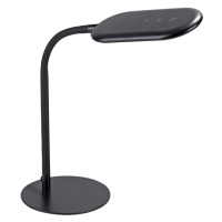 Moderní stolní lampa černá stmívatelná včetně LED - Kiril