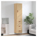 vidaXL Skříň highboard dub sonoma 34,5 x 34 x 180 cm kompozitní dřevo