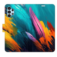 iSaprio flip pouzdro Orange Paint 02 pro Samsung Galaxy A13 / A13 5G