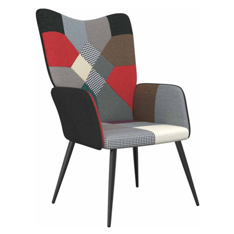vidaXL Relaxační křeslo patchwork textil