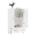 vidaXL Skříň highboard lesklá bílá 69,5 x 31 x 115 cm kompozitní dřevo