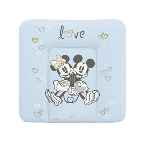 CEBA Podložka přebalovací měkká na komodu (75x72) Disney Minnie & Mickey Blue CebaBaby