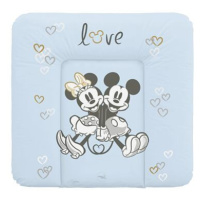 CEBA Podložka přebalovací měkká na komodu (75x72) Disney Minnie & Mickey Blue