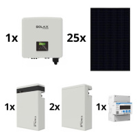 SolaX Power Sol. sestava: SOLAX Power - 10kWp RISEN + 10kW SOLAX měnič 3f + 17,4 kWh baterie