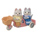 Sylvanian family Tandemové kolo pro Husky sourozence