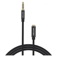 Kabel Vention TRRS 3.5mm Male to 3.5mm Female Audio Extender 1m BHCBF Black