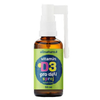 Allnature Vitamin D3 pro děti sprej 50 ml