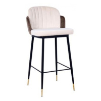 KARE Design Barová stolička Hojas - béžová