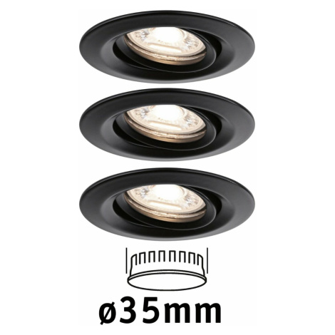 PAULMANN LED vestavné svítidlo Easy Dim Nova Mini Plus Coin základní sada výklopné 66mm 15° Coin