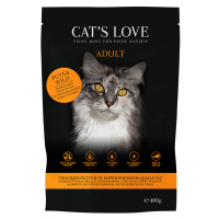 Cat's Love Adult s krůtím a zvěřinou - 2 x 400 g