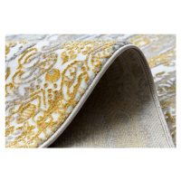 Kusový koberec Gloss 8487 63 Ornament gold/beige 80x150 cm