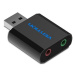 Vention USB External Sound Card Black Metal Type