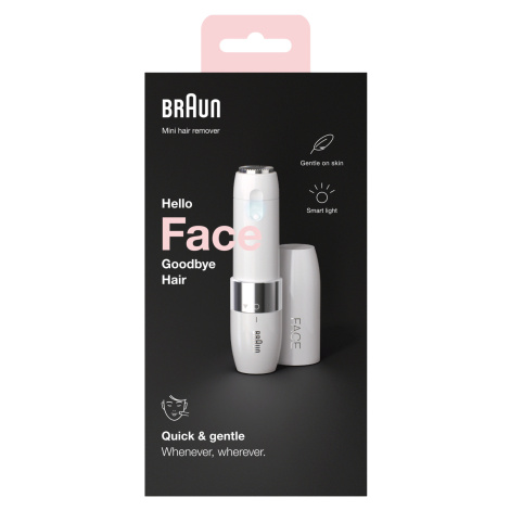 Braun Face Mini Hair Remover FS1000, Elektrický odstraňovač chloupků na obličeji pro ženy