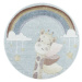 Ayyildiz koberce Dětský kusový koberec Lucky 3612 blue kruh Rozměry koberců: 160x160 (průměr) kr