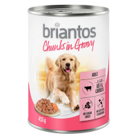 Briantos Chunks in Gravy 6 x 415 g - hovězí s mrkví