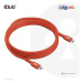 Club3D Kabel USB2 Type-C Bi-Directional USB-IF Certifikovaný 480Mb, PD 240W(48V/5A) EPR M/M 3m