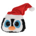 Hrající a tančící vánoční čepice Vánoční motiv: Tučňák