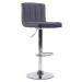 Tempo Kondela Barová židle HILDA - šedá / černá + kupón KONDELA10 na okamžitou slevu 3% (kupón u