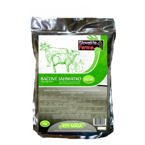 Granule Slovakia Farma - Bačove jahniatko 25/14 - 4 kg