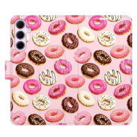 iSaprio Flip pouzdro Donuts Pattern 03 pro Samsung Galaxy A55 5G