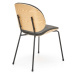 HALMAR Designová židle K467 přírodní dub/šedá