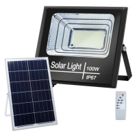 B.V.  - LED Stmívatelný solární reflektor LED/100W/3,2V IP67 + DO