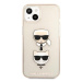 Karl Lagerfeld KLHCP13SKCTUGLGO hard silikonové pouzdro iPhone 13 Mini 5.4" gold Glitter Karl`s 