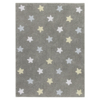 Lorena Canals koberce Přírodní koberec, ručně tkaný Tricolor Stars Grey-Blue Rozměry koberců: 12