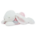 Plyšový zajac Happy Blush Doudou et Compagnie biely 80 cm od 0 mes DC3856