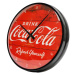 Hodiny  Coca-Cola - Logo Red