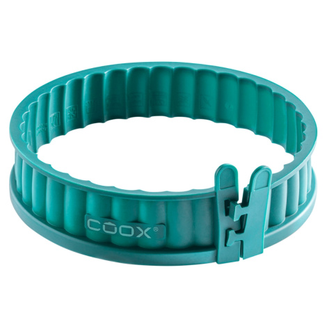 Coox Silikonová forma na koláč se skleněným dnem, Ø 18 cm (zelená)