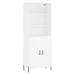 vidaXL Skříň highboard bílá 69,5 x 34 x 180 cm kompozitní dřevo